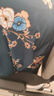 中老年睡衣女秋款長袖長褲媽媽睡衣老年人奶奶加大碼薄款家居服 A616-2豆沙 XL（建議120-140斤） 曬單實拍圖