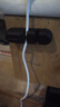桌面理線器手機充電線自粘整理走線固定收納束集線3/5/7孔卡扣 【黑色】3孔理線器 曬單實拍圖