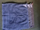 潔麗雅（grace）方巾棉質(zhì)洗臉家用小毛巾擦手巾掛式男女棉親膚四方正方形 掛繩素色方巾2) 3條 曬單實(shí)拍圖