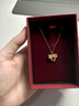 中國黃金CHINA GOLD在逃公主黃金項鏈女足金吊墜教師節(jié)禮物送女老師老婆生日實用 京速達-足金在逃公主吊墜+S925鏈 曬單實拍圖