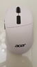 宏碁（acer）無線三模藍(lán)牙鼠標(biāo)游戲電競專用辦公有線靜音筆記本電腦平板通用可充電式設(shè)計(jì)人體工學(xué)宏定義外設(shè) 【智能顯屏+無線游戲三模+1K回報(bào)率】白色 曬單實(shí)拍圖