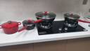 雙立人（ZWILLING）鍋具套裝NowPlus系列不粘炒鍋煎鍋奶鍋琺瑯鍋硅膠鏟廚房好物6件套 曬單實(shí)拍圖