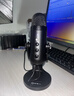 好牧人 錄音設備直播麥克風(fēng)電腦USB筆記本臺式主播話(huà)筒K歌游戲有聲書(shū)專(zhuān)業(yè)配音YY語(yǔ)音視頻會(huì )議電容麥 黑色【USB·電腦專(zhuān)用】-圓盤(pán)支架款 曬單實(shí)拍圖