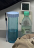 特百惠（Tupperware）瑩彩430ML塑料杯男女士學(xué)生夏季運(yùn)動水杯子戶外便攜大容量 冰水藍(lán) 曬單實(shí)拍圖