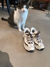 斯凱奇（Skechers）奶茶熊閃穿鞋女鞋夏季厚底增高熊貓鞋老爹鞋一腳蹬休閑鞋150537 曬單實拍圖
