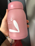 【搶】可愛(ài)萌萌兔卡通水杯女牛奶玻璃杯迷你小巧便攜杯子 粉色萌萌兔330ml1只 曬單實(shí)拍圖