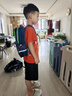 CAMS懸浮減重書包一二年級輕便男護脊減負兒童書包  星空藍  S03211S  曬單實拍圖