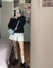 ZUOSAISI品牌皮鞋女厚底真皮復(fù)古樂福鞋女2025秋季新品女鞋百搭鞋子女 亮面黑 35 曬單實拍圖