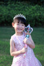 迪士尼公主裙女童生日禮服夏季新款兒童裙子女孩高級連衣裙童裝蓬蓬裙 粉色 110 曬單實(shí)拍圖
