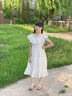 乖妮貓女童夏季裙子2025新款禮服兒童夏裝連衣裙洋氣高級(jí)女大童夏款長(zhǎng)裙 圖片色 160 碼 曬單實(shí)拍圖