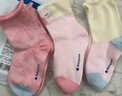 babylove女寶寶襪子春秋不勒腳嬰兒中筒襪可愛甜美新生兒棉襪3雙裝 春田花花 3雙 6-12月 10.5cm 曬單實(shí)拍圖