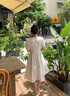 Teenie Weenie小熊女裝白色連衣裙2025夏季新款俏皮甜美少女感花邊裙子 白色 S 曬單實(shí)拍圖