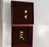 周大生黃金耳飾女5G足金雙層蝴蝶金耳釘送老婆母親節(jié)禮物 小仙蝶 1.49g 曬單實拍圖