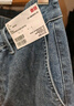優(yōu)衣庫女裝直筒牛仔褲/中腰水洗產(chǎn)品休閑褲子25秋冬新款479004 67 海藍色 25 /160/64A 曬單實(shí)拍圖