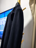 雅戈爾（YOUNGOR）大衣男羊毛混紡背衩商務(wù)大衣翻領(lǐng)經(jīng)典挖袋鵝絨內膽2025新品 藏青VYSY01N994FFA XL 180/100A （推薦150-160斤） 曬單實(shí)拍圖