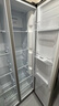 新飛（Frestec）450升對(duì)開門零嵌入式冰箱超薄60cm深度雙開門無(wú)霜家用冰箱變頻一級(jí)能效除菌凈味冰箱底部散熱 450升對(duì)開門零嵌入冰箱~無(wú)霜變頻1級(jí)~灰色 曬單實(shí)拍圖