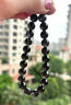 碧芳瓊收藏級(jí)天然水晶黑發(fā)晶順發(fā)爆閃手串男黑色手鏈女送七夕情人節(jié)禮物 8mm黑發(fā)晶收藏級(jí) 曬單實(shí)拍圖