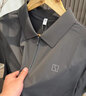 海衫印高端夏季工作服定制翻領(lǐng)半拉鏈企業(yè)工服定制商務(wù)廣告文化衫印logo 深灰色 -冰涼觸感 S 曬單實(shí)拍圖