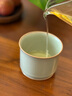 欣義汝窯粉青竹節杯景德鎮純手工陶瓷茶杯不開(kāi)片汝瓷大容量主人杯 粉青竹節杯容量150ml不開(kāi)片 曬單實(shí)拍圖
