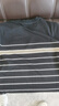 愛登堡Edenbo短袖T恤男夏季條紋休閑圓領(lǐng)通勤體恤上衣黑色170/88A(L) 曬單實(shí)拍圖