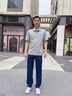 JASONWOOD高端牛仔褲男春秋季寬松直筒大碼商務(wù)男褲2025新款休閑長(zhǎng)褲子男 高檔藍(lán)灰色春秋款【現(xiàn)貨速發(fā)】 XXS 32【腰圍2尺5適合140斤左右】 曬單實(shí)拍圖