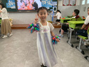 巴拉巴拉童裝女童連衣裙寶寶兒童裙子2025夏裝刺繡國風漢服襦裙新中式 紫色調(diào)00377 120 曬單實拍圖