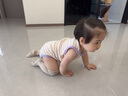 成長(zhǎng)寄嬰幼兒襪子長(zhǎng)筒春秋點(diǎn)膠防滑地板襪隔涼新生兒不勒腿秋冬高筒過(guò)膝 卡其/淡藍(lán) 2雙 0-1歲 S碼【建議腳長(zhǎng)9-11CM】 曬單實(shí)拍圖