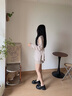 木林森女鞋復(fù)古英倫風(fēng)女士樂福鞋厚底百搭小皮鞋女 黑 36 曬單實(shí)拍圖