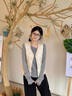 波司登（BOSIDENG）25年新款輕薄羽絨服女短款90絨V領(lǐng)葫蘆紋保暖內搭馬甲B250130006 【推薦】秘釉色7475-淡系極簡(jiǎn) XS 155/80A 體重約100斤以?xún)?曬單實(shí)拍圖