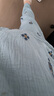 族瑪士純棉睡衣女春秋款雙層紗布高級感長(cháng)袖刺繡家居服套裝秋冬2025新款 曬單實(shí)拍圖