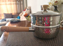 神田雪平鍋煮面湯鍋不銹鋼湯鍋小奶鍋進(jìn)口日式輔食鍋蒸鍋18cm帶蒸屜 曬單實拍圖