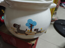 泥火匠陶瓷小斑馬如意湯煲6000ml 卡通釉中彩砂鍋明火中藥?kù)覠鯗仠?曬單實(shí)拍圖