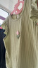 優(yōu)奇女童套裝夏季女寶寶洋氣可愛短袖T恤長褲嬰幼兒夏裝衣服兩件套夏 曬單實拍圖