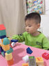 翎喏德國兒童積木木頭拼裝大顆粒寶寶益智玩具男女孩6嬰兒1一2歲3禮物 【桶裝】121粒積木含游樂園+拼圖 曬單實(shí)拍圖