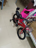 【京東物流】?jì)和孕熊?chē)12-14-18寸童車(chē)3-5-8歲男女孩腳踏單車(chē) 16寸 豪華中國紅 曬單實(shí)拍圖