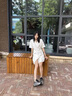 CAMILA KSENIA休閑鞋女款2025新款春夏輕便運(yùn)動鞋厚底增高透氣老爹鞋 黑色 37 曬單實(shí)拍圖