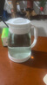 天喜（TIANXI）冷水壺大容量玻璃杯可過(guò)濾冷水壺耐熱茶具啤酒花茶家用涼水杯 【升級(jí)加厚】白色2000ml 曬單實(shí)拍圖