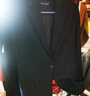 伯德小姐藏藍色正裝西服套裝女士夏季職業(yè)小個子面試公考高級感西裝外套 曬單實拍圖