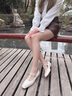 妙麗瑪麗珍鞋女低跟真皮淺口T字帶時(shí)尚2025夏季新款百搭通勤單鞋 黑色 37 (235mm) 標準碼 曬單實(shí)拍圖
