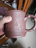 蘇砂畫(huà)詣紫砂杯宜興原礦純全手工帶蓋泡茶杯辦公家用大容量精品刻字百福杯 曬單實(shí)拍圖
