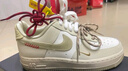 耐克NIKE板鞋女空軍一號 AIR FORCE 1運動鞋HV5990-172白37.5 曬單實拍圖