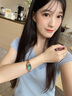DK瑞士品牌小方綠表女士手表女2025年新款520情人節(jié)生日禮物送女友 精鋼-鋼帶 【可代寫賀卡】 曬單實拍圖