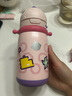 babycare兒童保溫杯嬰兒寶寶學飲吸管水杯水壺不銹鋼保溫杯上學450ml 曬單實拍圖