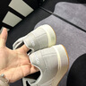 adidas「面包鞋」GRAND COURT BASE 00s休閑低幫板鞋男女阿迪達(dá)斯 淺灰/白色/樹脂黃   45 曬單實(shí)拍圖