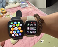 Apple/蘋果 Watch S11 智能手表GPS款46毫米深空灰色鋁金屬表殼黑色運(yùn)動型表帶M/L MEVP4CH/B 曬單實(shí)拍圖