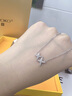法蔻項(xiàng)鏈女銀閃鉆四芒星ins簡(jiǎn)約鎖骨鏈七夕情人節(jié)禮物送女友 四芒星項(xiàng)鏈 曬單實(shí)拍圖
