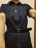 絲柏舍減齡中長裙2025春夏新款女裝A字翻領(lǐng)寬松款連衣裙 曬單實拍圖