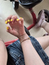 周大生純銀S925女生新中式珍珠瑪瑙蝴蝶手飾生日禮物送女友 曬單實拍圖
