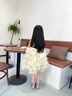 G.DUCKKIDS小黃鴨童裝公主裙女童連衣裙夏季兒童禮服女孩背心蛋糕裙夏裝裙子 香檳色 100 尺碼2~3歲【90-100cm】cm 曬單實(shí)拍圖