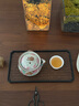 逸品春秋豬油凍汝窯小花園手抓壺家用防燙手泡茶碗高檔陶瓷功夫茶具泡茶器 仿宋汝窯【小花園】豬油凍手抓壺 曬單實(shí)拍圖